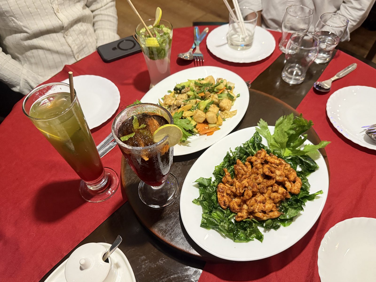Guests dining at Pioneer's Flavours of China
